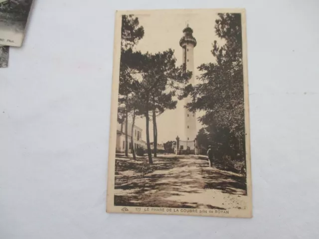 Cpa 17 Royan Surroundings Copper Flagship Antique Postcard