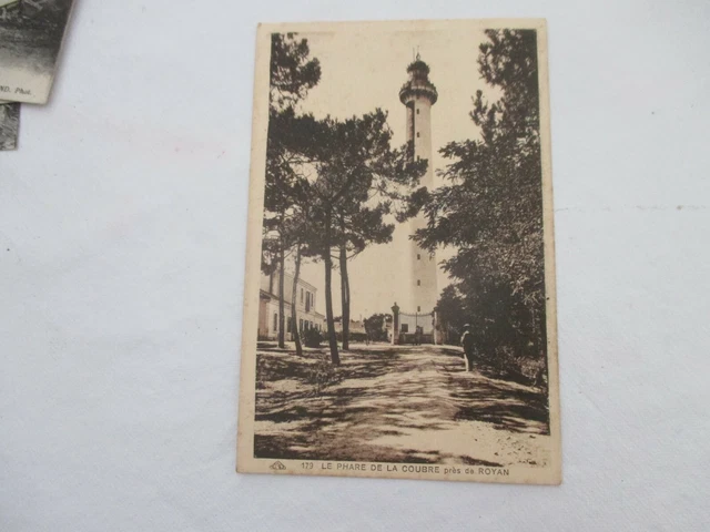Cpa 17 Royan Surroundings Copper Flagship Antique Postcard