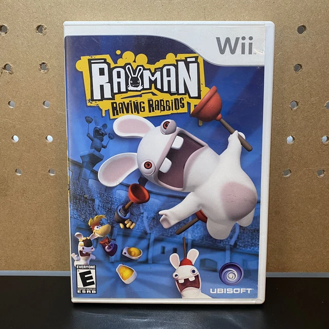 RAYMAN RAVING RABBIDS - Nintendo Wii - TESTED - FREE SHIPPING £6.79 ...