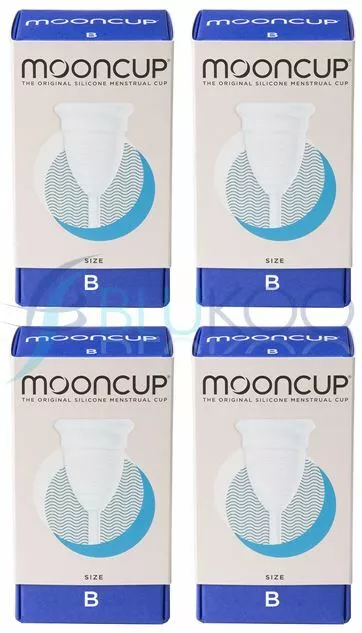 Copa menstrual de silicona Mooncup - talla B (paquete de 4)