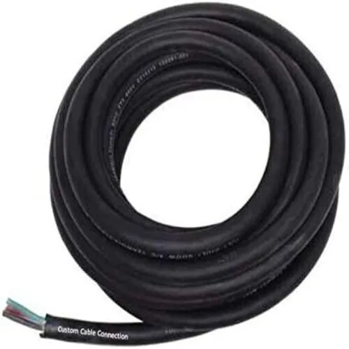 16/3 SOOW 16 AWG 3 Conductor 600 Volt Portable Power Cable - 50 Foot Roll