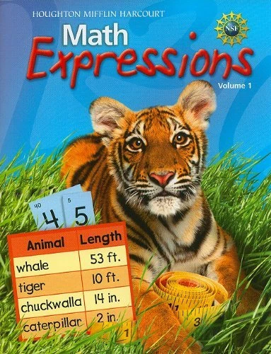 HOUGHTON MIFFLIN HARCOURT MATH EXPRESSIONS, STUDENT *Excellent Condition*