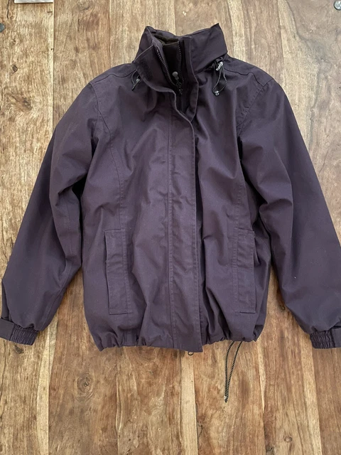 LADIES CRANE TRAIL Purple Waterproof Windproof Jacket Size 8-10