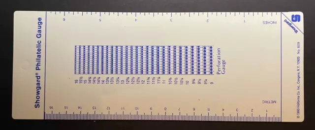 Hawid & Showgard Perf Gauge, Mount Gauge, Metric & Inch Ruler - New (CB Lot) 3