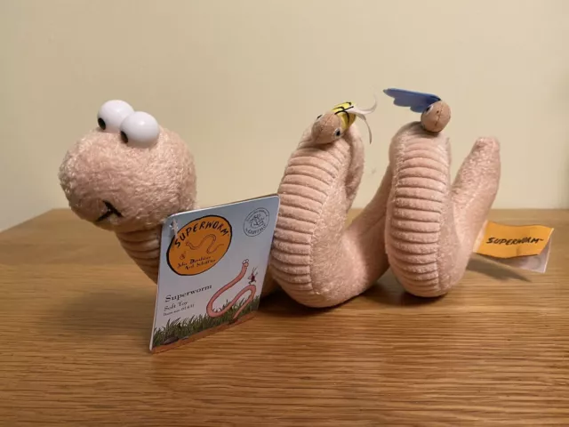 Superworm Soft Toy • New With Tags •