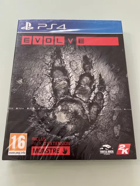 jeu playstation 4 ps4 5 ps5 neuf blister evolve + pack extension monstre