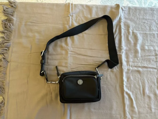 tory burch Black handbag Cross Body Used (38)