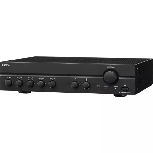 TOA A2030D  30W- 100V Only PA Amp 3X Mic, 2X Aux IP - Vox Muting 100 Volt Output