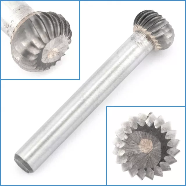 10mm x 5mm Carbide Rotary File Carving Rasp Burr Disc Grinding Milling Drill Bit