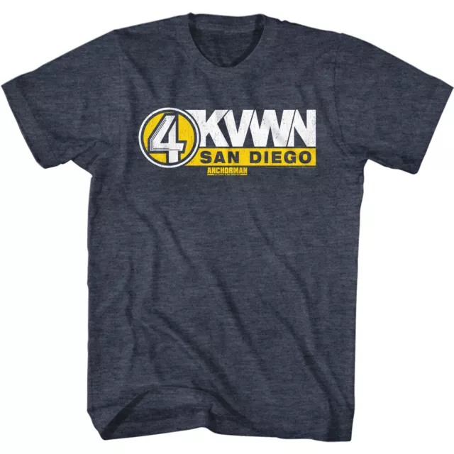 Anchorman Movie Channel 4 Logo KVWN San Diego Men's T Shirt