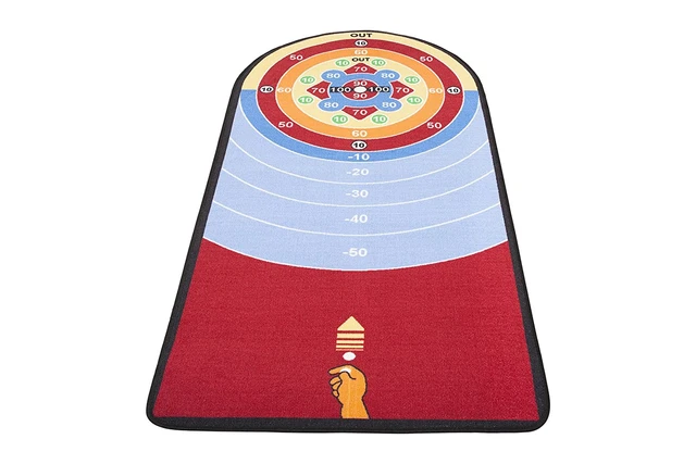 Learning Carpets Marble Aim Play Carpet and Marbles, LC180, 79x36 Indoor-Outdoor