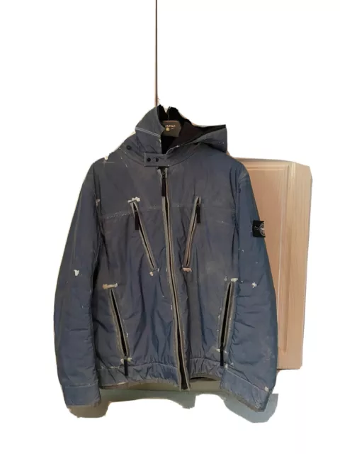 Stone island liquid clearance reflective field jacket