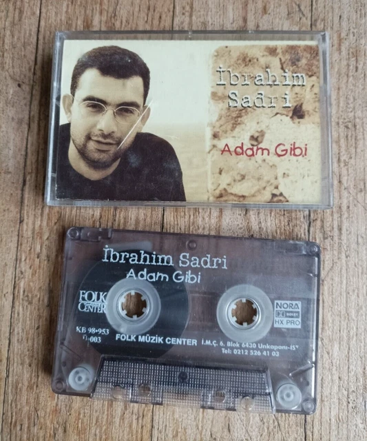 Ibrahim Sadri Adam Gibi  Cassette Audio Tape Turkish Turkyie Poetry