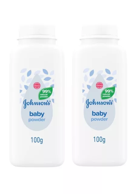 Johnsons cornstarch baby powder 100g (pack of 2) new sealed