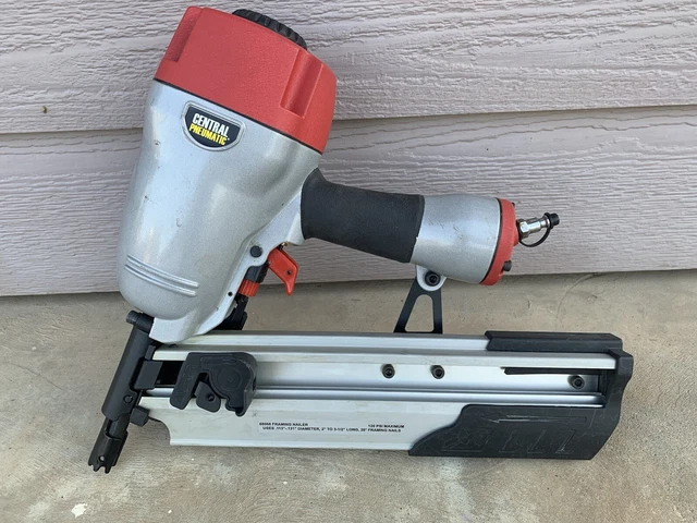 Central pneumatic 21 shop degree framing nailer