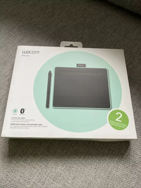 Wacom Intuos CTL-4100WL Small Creative Pen Tablet with Bluetooth (Pistachio) -