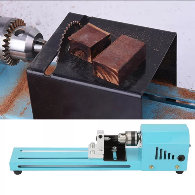 Miniature Electric Punching Grinding Machine DIY Wood Lathe Machine 220V✈ 2