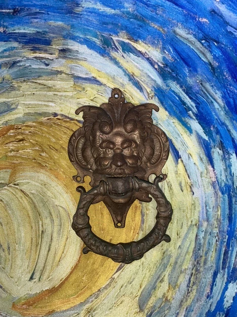 Gargoyle Door Knocker Brass