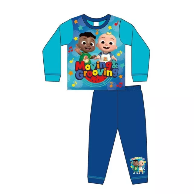 Official Boys Cocomelon Pyjamas Pajamas Pjs Kids Children's 1.5 2 3 4 Years