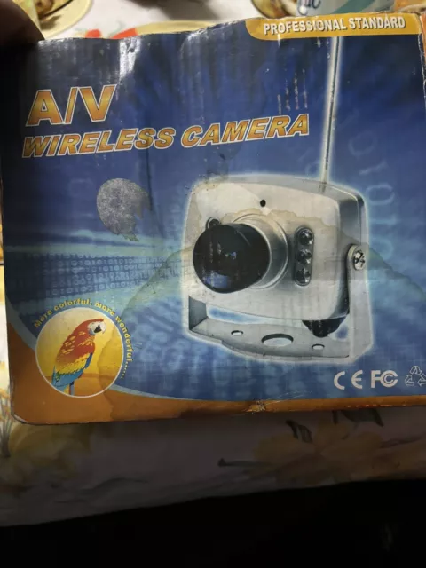 Sistema Mini Telecamera Occultabile Wireless A/V Camera Senza Fili  A Colori