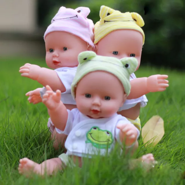30cm Finished Doll Soft Elastic Simulation Baby Dolls Smooth Baby Companion Toys 3