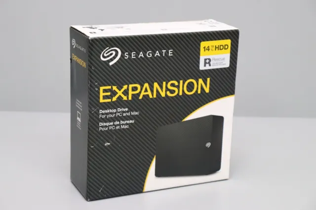 Seagate Expansion Desktop Drive 14 TB Externe Festplatte 3.5 Zoll für PC & Mac