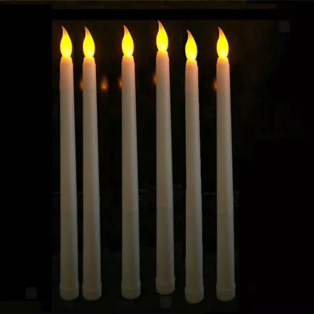 Bougies en cire x2 led illusion flamme vacillante - InnovMania