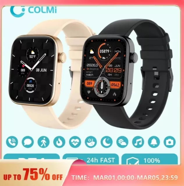 COLMI P71 Voice Calling Smartwatch Men Health Monitoring IP68 Waterproof Smart N