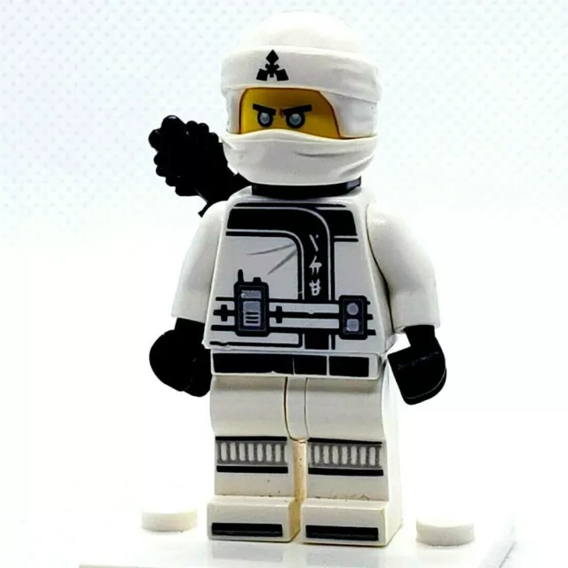 LEGO Zane Minifigure The LEGO Ninjago Movie Black Quiver White Ninja njo318