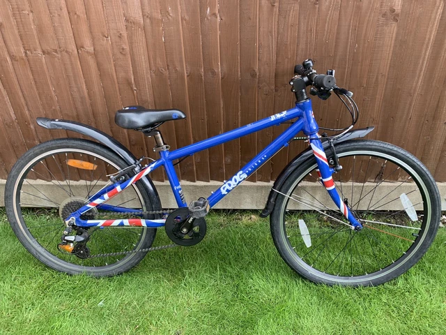 FROG BIKE 24” Wheels Union Jack Flag Blue Kids Children's Bicycle