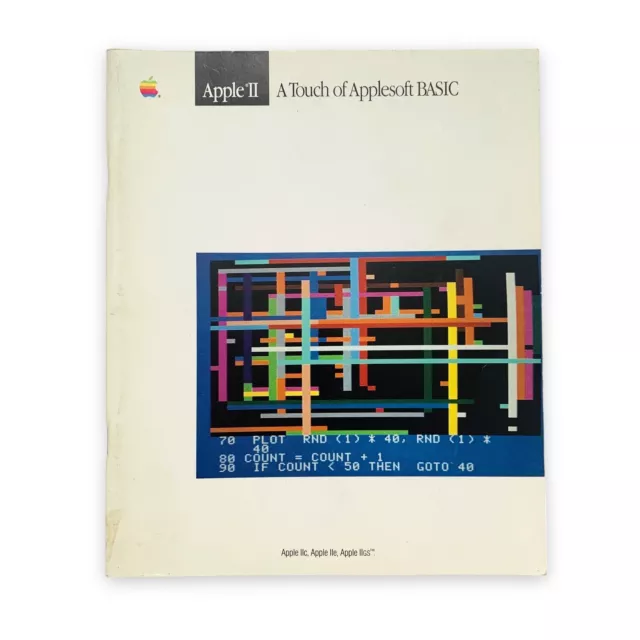 VTG 1986 Apple II A touch of AppleSoft BASIC Tutorial Manual #3