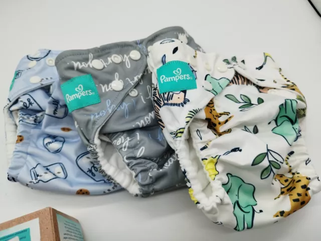 Pampers - Harmony Hybrid waschbare Windeln 3er-Pack  für Babys Retour 3- 16 kg