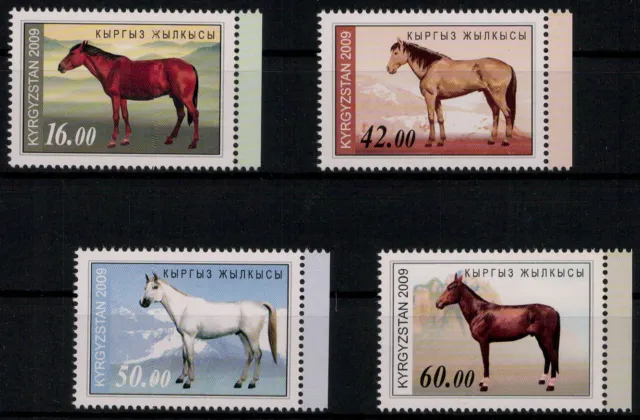 Kirgisien; Pferde 2009 kpl. **  (10,-)