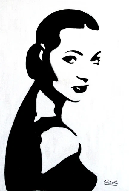 Sara Montiel   obra de Gilaberte