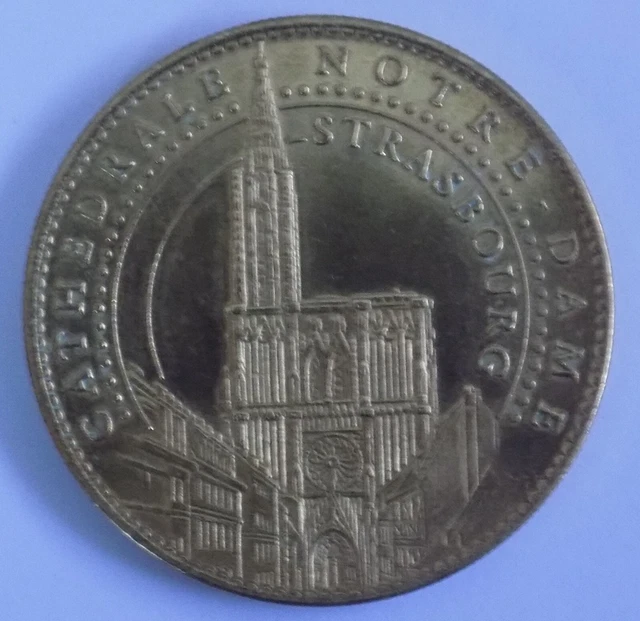 Medaille Arthus Bertrand - Cathedrale Notre Dame Strasbourg 2010