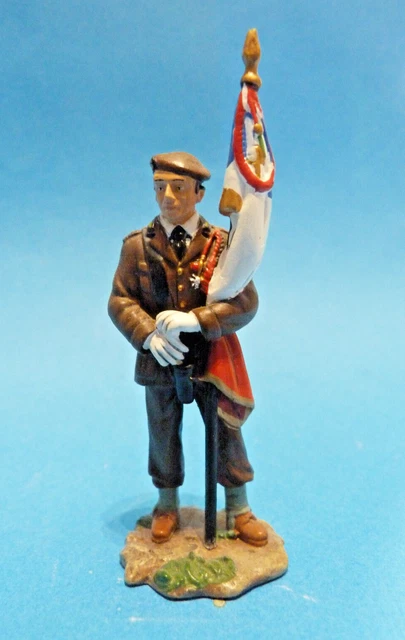 French Foreign Legion Lead Soldier HATCHET - 13th DBLE Flag Bearer in 1945