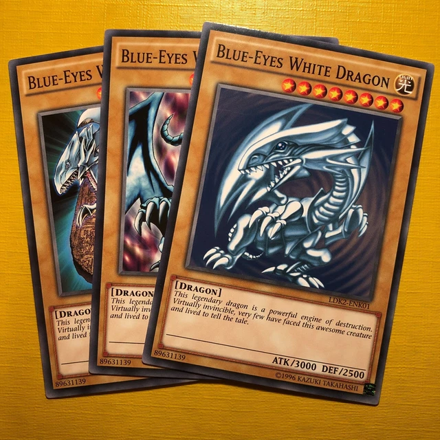 3 X BLUE-EYES White Dragon - YuGiOh - SDK Art LOB - LDK2 - All 3 Mint Cards! 7.95 - PicClick UK 3 X BLUE-EYES White Dragon - YuGiOh - SDK Art LOB - LDK2 - All 3 Mint Cards! 7.95 - PicClick UK