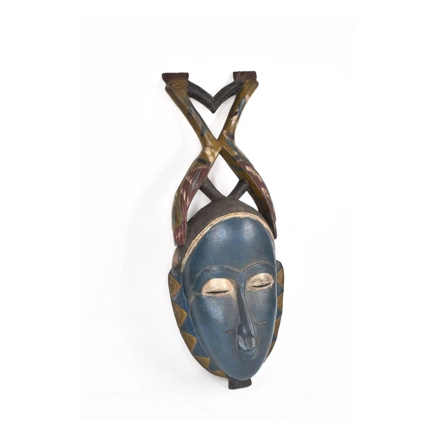 Guro Portrait Mask with Bird Figures Cote d'Ivoire 3