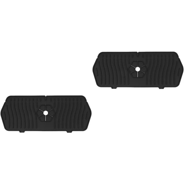 2x tappetino lavandino in silicone protezione lavandino vassoio impermeabile protezione retrattile