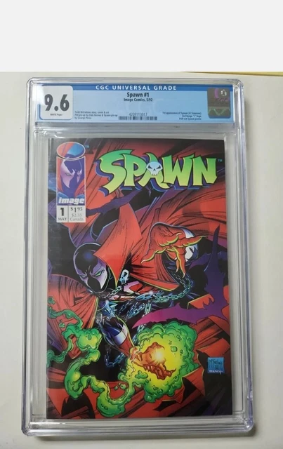Spawn #1 9.6 CGC 1992 Image NM+ Key Issue Comic Todd McFarlane High Grade HOT🔥
