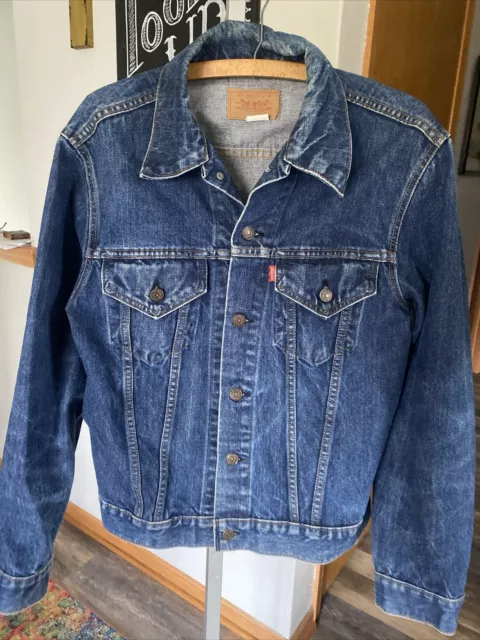 Chaqueta de camionero Levis tipo 3 vintage años 70-80 para hombre talla 42 70505 0217 EE. UU.