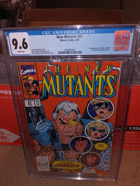 New Mutants #87 (1990) CGC 9.6 1st Appearance of Cable Marvel Deadpool