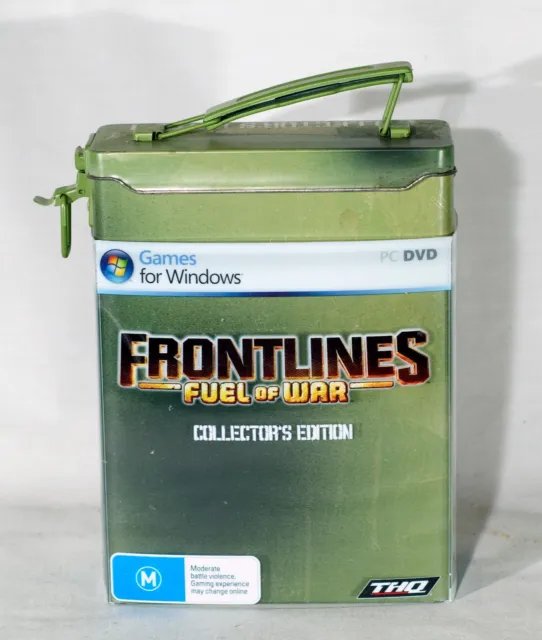Frontline Fuel of War Collector's Edition Tin Case (Retro PC Win Vista) Complete