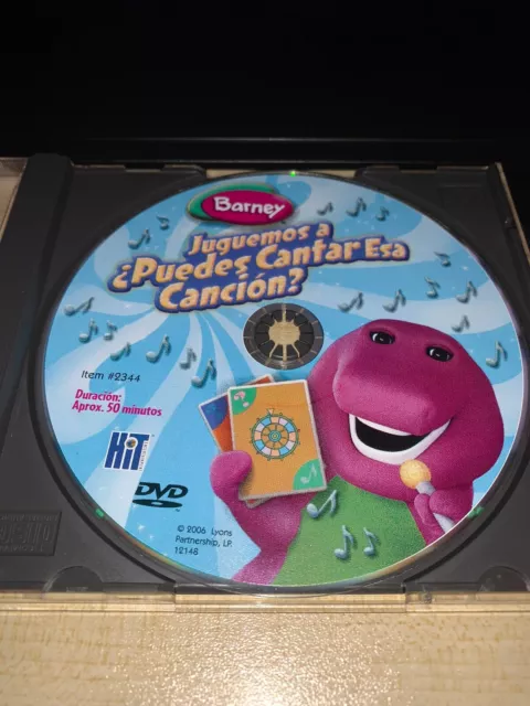 Barney Lets Play Can You Sing That Song Spanish Dvd Dvd Only 5 99