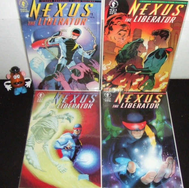 NEXUS THE LIBERATOR FULL SET #1 2 3 4 DH '92 SCI-FI ACTION HERO PETRUCHA ave NM-