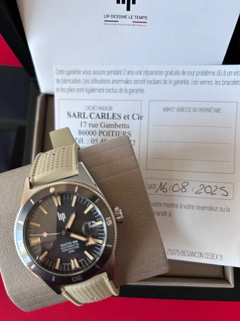 Montre Lip Super Nautic Ski 42mm – Édition 1972 – Calibre électromécanique Vintage