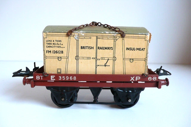 HORNBY WAGON VOYAGEURS TÔLE LITHOGRAPHIÉE