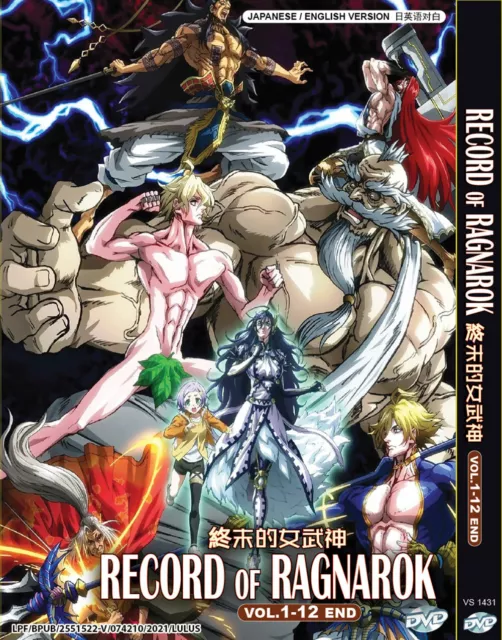 DVD Anime english Dubbed Record of Ragnarok Season 2 Volume 