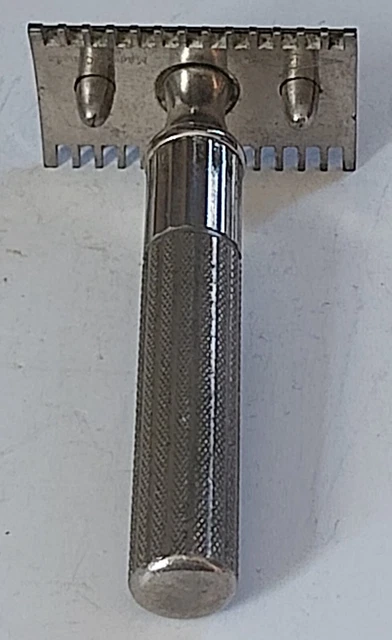 Vintage 1920-30s Gillette Double Edge Open Comb Safety Shaving Razor #3 ESTATE 4