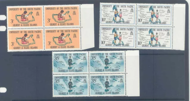 Gilbert & Ellice Islands University Blocks Very Fine Mnh..................65